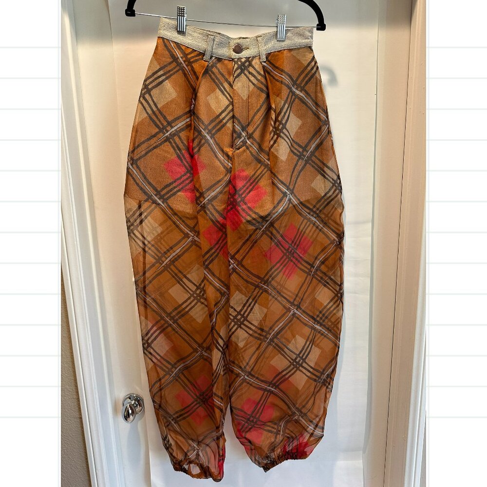 EMPORIO ARMANI Pants (Other) OrangexBlackxGray etc.(Patterned)